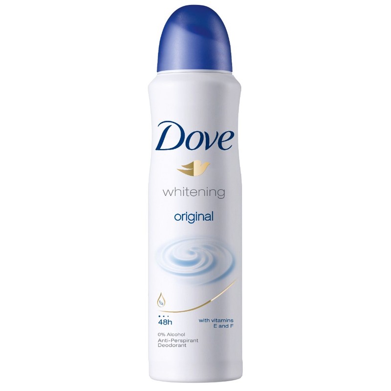 Dove Whitening Original Anti-perspirant Deodorant Spray, 169ml | Dove ...