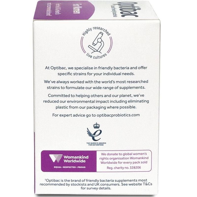OptiBac Probiotics for Women, 30 capsules