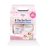 Dove Sakura Smoothie Scrub & Deep Moisture Shower Foam Banded Pack 1 set