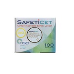 SAFETiCET Lancet 28G 1.5mm 100 Pieces Yellow