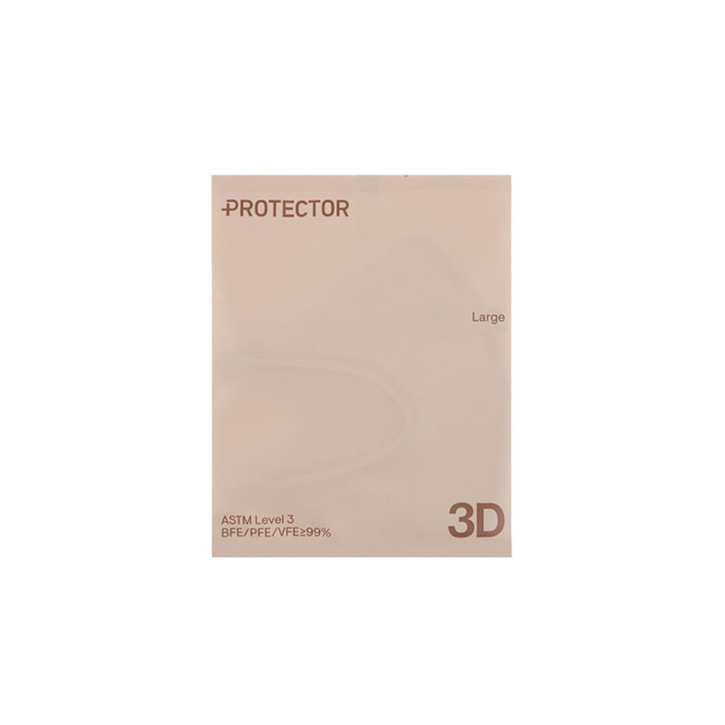 Protector 3D Face Mask (Large) GINGER 30pcs