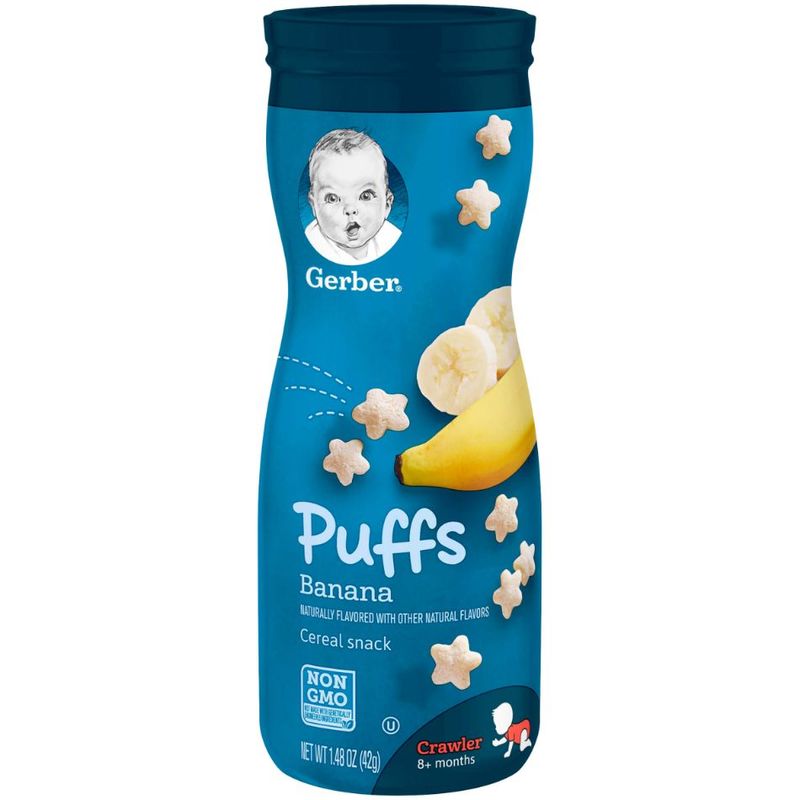 Gerber Graduates Puffs Banana, 42g | Gerber | Guardian Singapore