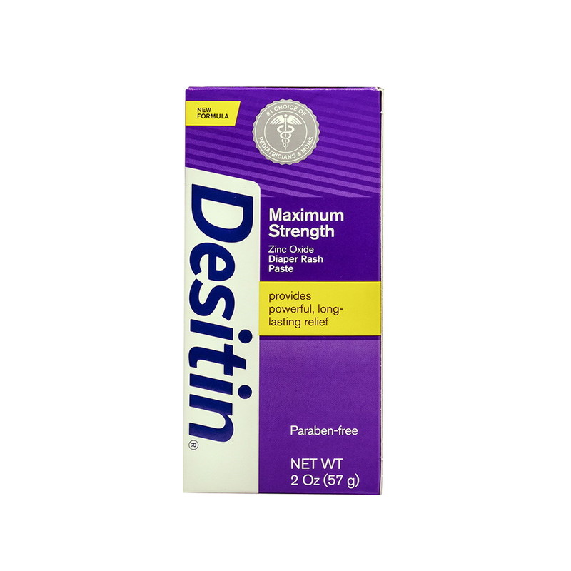 Desitin Maximum Strength Zinc Oxide Diaper Rash Paste, 57g