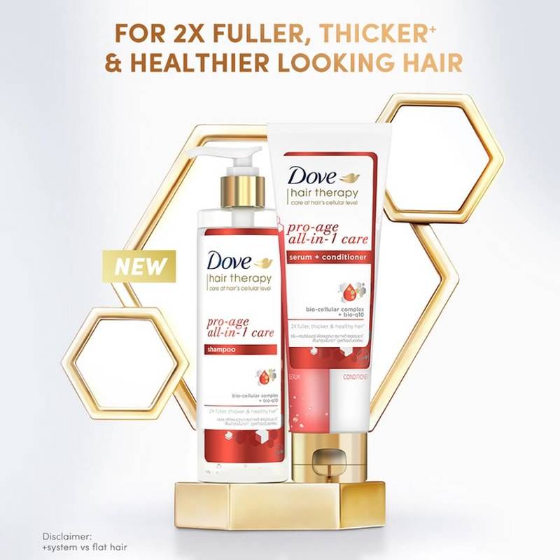 Dove Hair Therapy Pro Age Shampoo 380ml