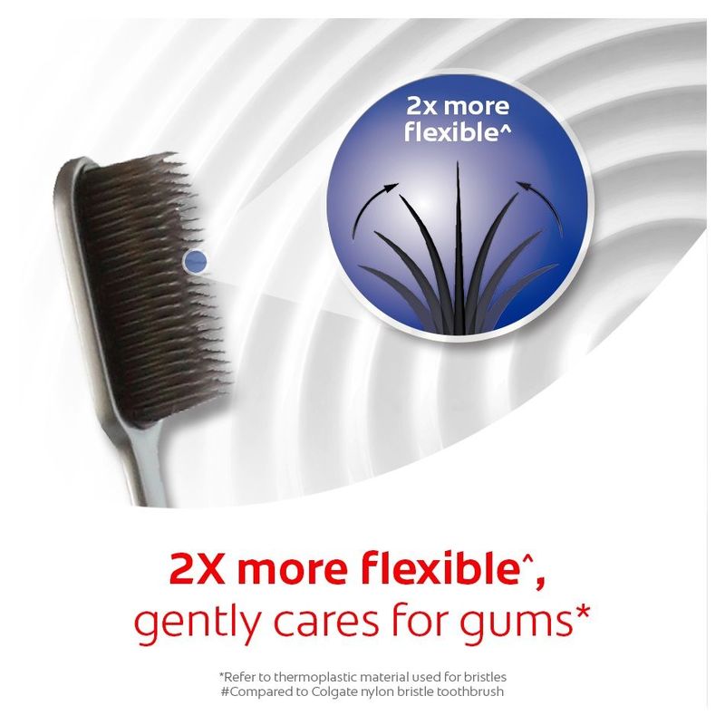 Colgate Slim Soft Flex Clean Charcoal Toothbrush Value Pack