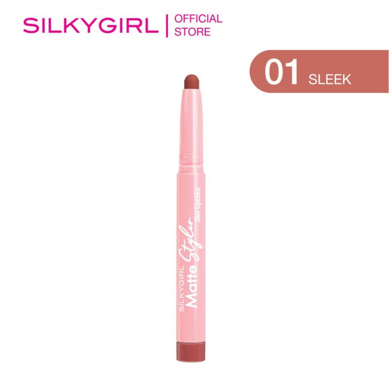 SilkyGirl Matte Styler Slim Lipcolor 01 Sleek 1.4g