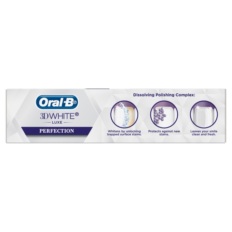 Oral-B 3D White Luxe Perfection Toothpaste, 95g