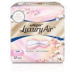 Whisper Luxury Air Thin Regular Sanitary pads 24cm 12pads