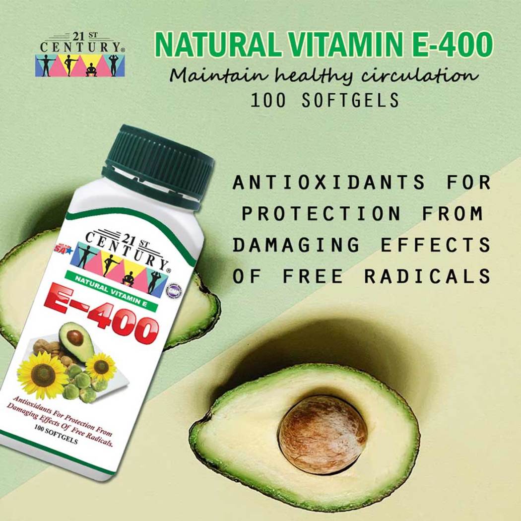 21st Century Natural Vitamin E 400iu 100s Guardian Singapore   623342 21st Century Natural Vitamin E 400iu 100s 3 1050Wx1050H