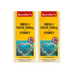 Kordel's Omega 3 Fish Oil 1500mg + Vitamin D 120s Twin Pack
