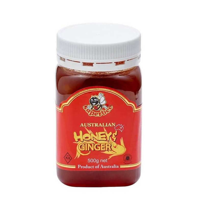 100% Pure Honey & Ginger 500g