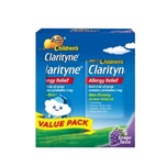 Clarityne Syrup Non-drowsy Allergy Relief Value pack (Grape) for kids, 2x60ml