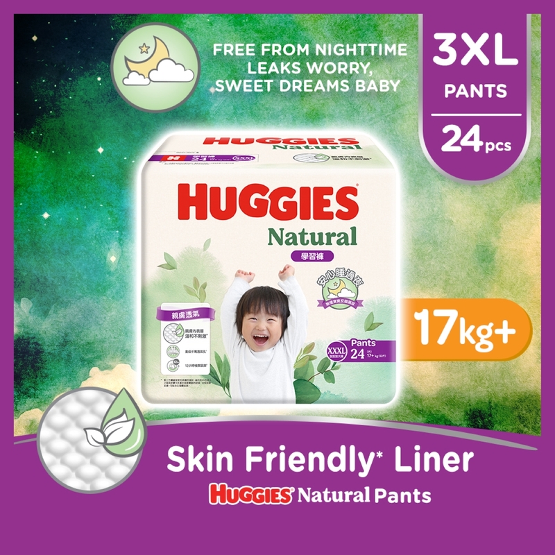 Huggies Natural Pant XXXL 24pcs