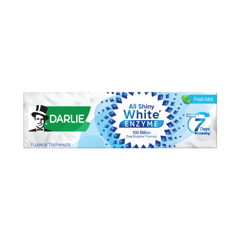 DARLIE All Shiny White Supreme Enzyme Toothpaste (Fresh Mint) 120g (Random Old/New Package Delivery)