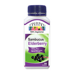 21st Century Sambucus Elderberry 60 Gummies (Excellent Source of Vitamin C & Zinc)