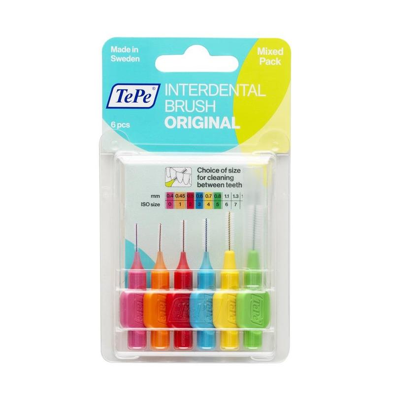 Tepe Interdental Brush Mixed pack, 6pcs