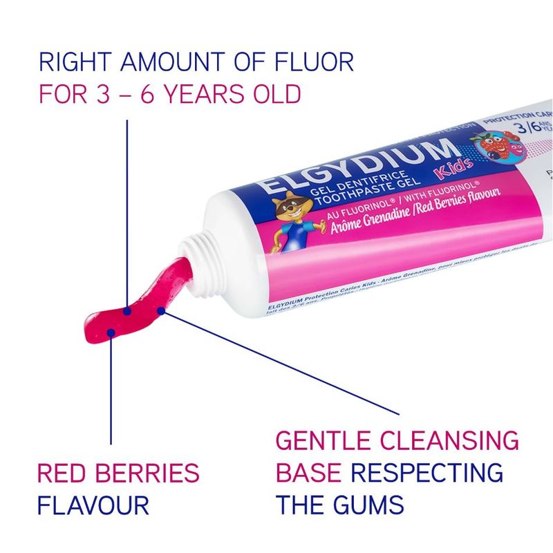 Elgydium Grenadine Kid's Toothpaste, 50ml