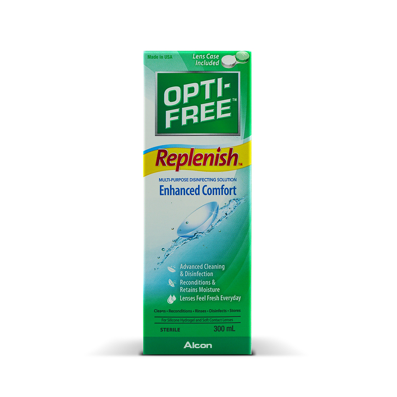Alcon Opti-Free RepleniSH多功能消毒隱形眼鏡藥水 2支 + 試用裝