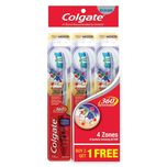 Colgate 360 Advanced Medium Toothbrush Value Pack