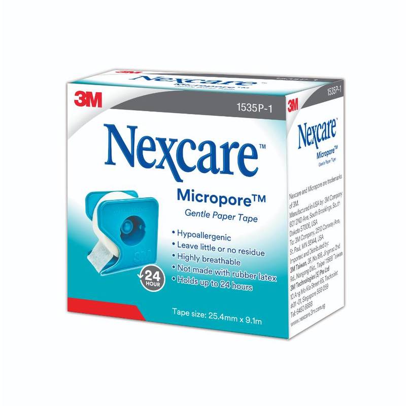 Nexcare Micropore 25.4mmx9mm with Dispenser