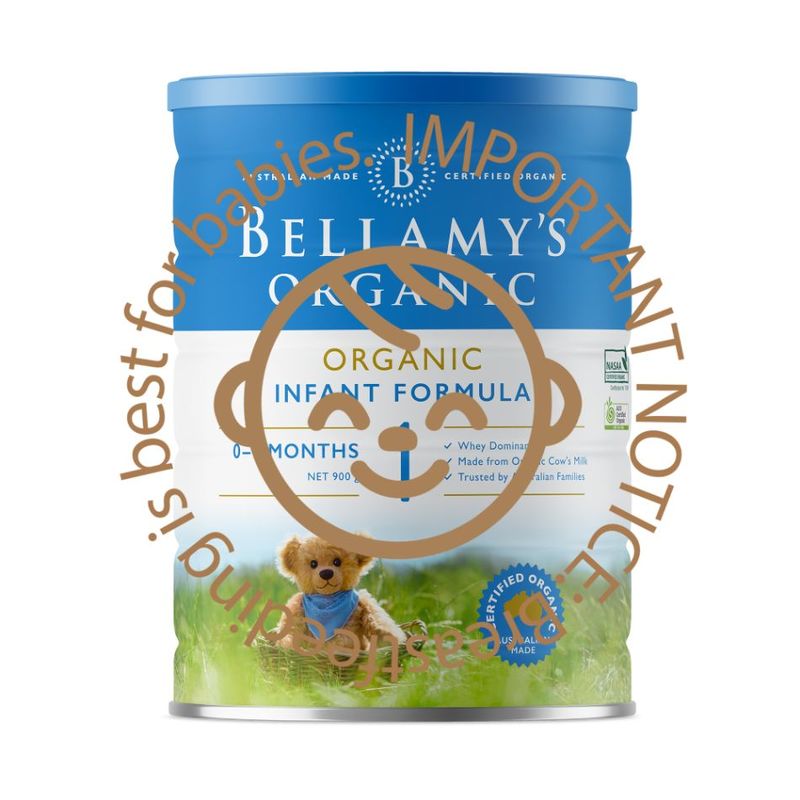 Bellamy's Organic Infant Formula Stage 1 (0-6M), 900g