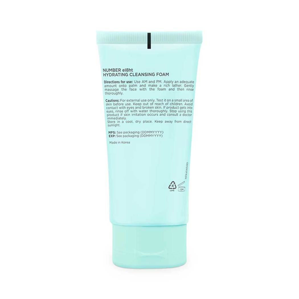 Number Ei8Ht Hydrating Cleansing Foam | Cleanser & Wipes | Skin ...