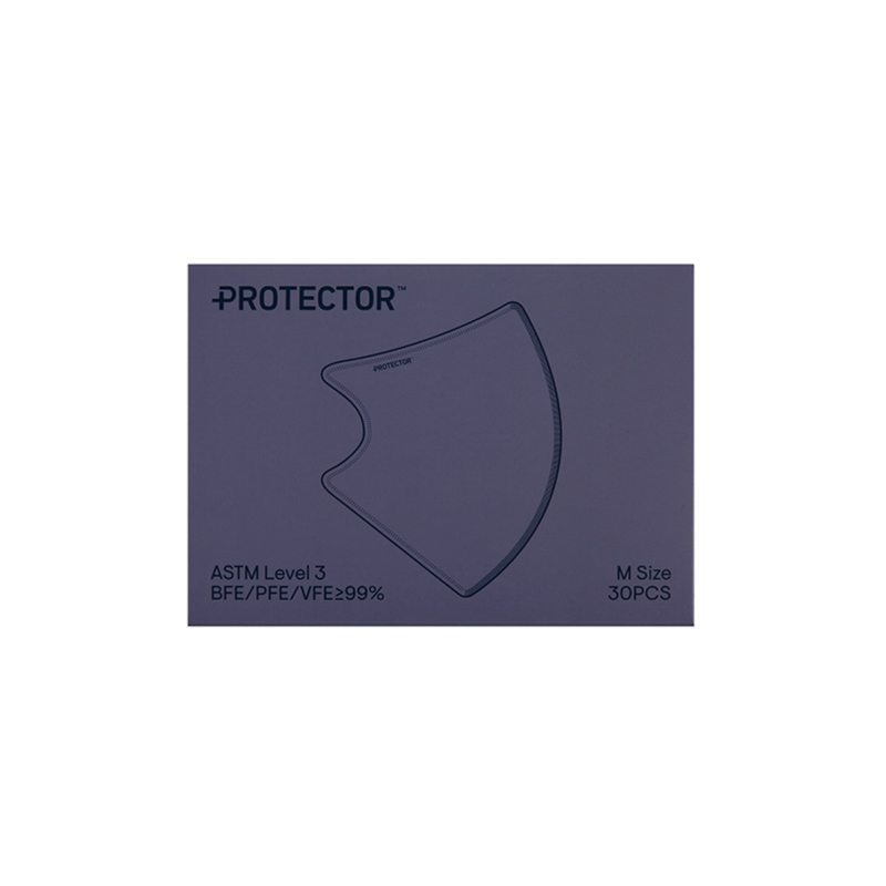 Protector 3D成人立體口罩(中碼) 深海藍 30片
