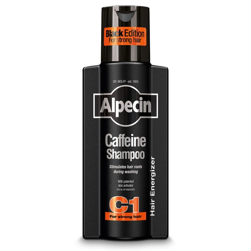 Alpecin Caffeine Shampoo C1 Black (Stengthens Hair Growth,  Boost Hair Volume) 250ml