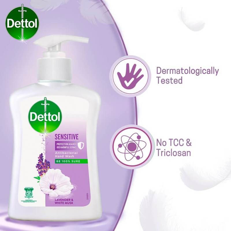 Dettol Anti-Bacterial Hand Wash Refill - Sensitive 225ml