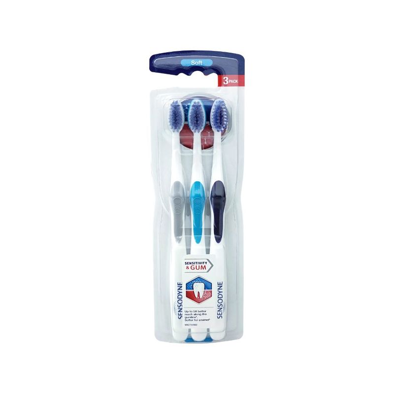 Sensodyne Sensitivity Gum Soft Toothbrush 3s Manual Toothbrush Oral Care Toiletries Guardian Singapore