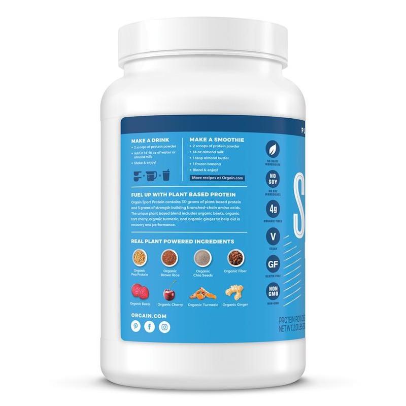 Orgain Sports Protein Powder Vanilla 912g