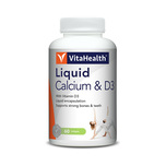 VitaHealth Liquid Calcium & D3 60 Softgels