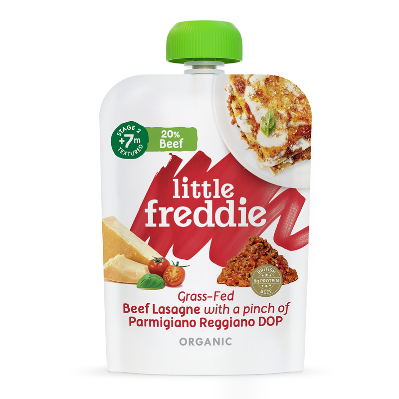 Little Freddie Organic Grass Fed Beef Lasagne with Parmigiano Reggiano DOP 130g