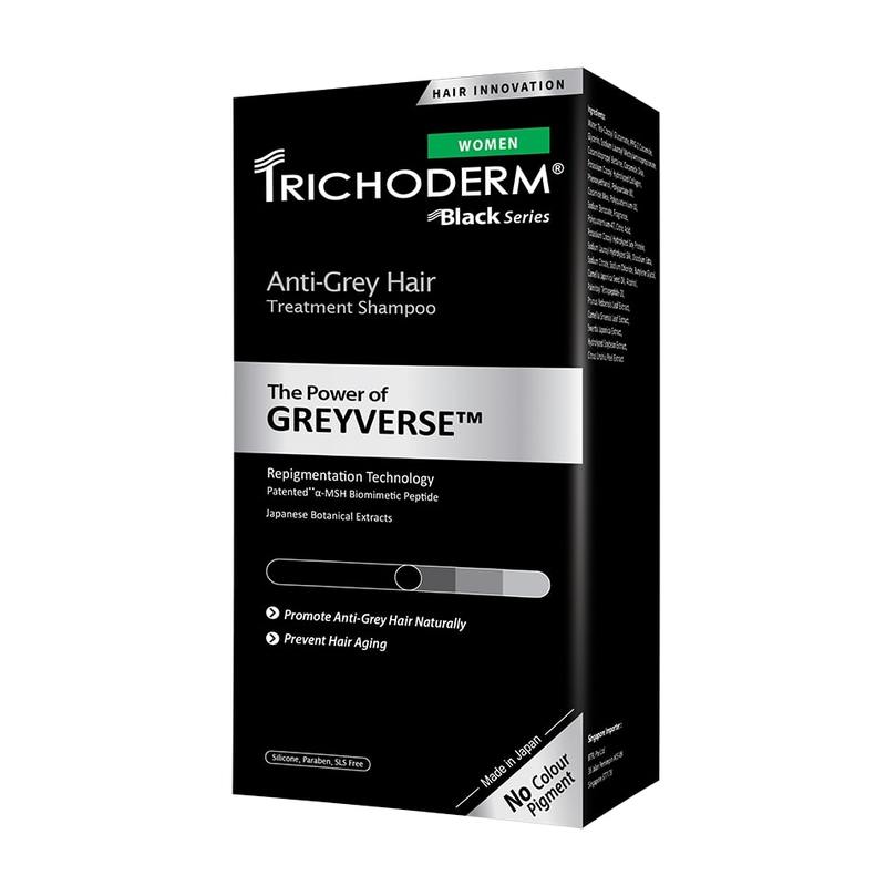 Trichoderm Black Series Anti Grey Hair Treatment Shampoo Women, 200ml |  Guardian Singapore