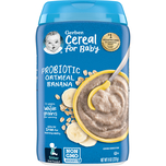 Gerber Probiotics Oatmeal Banana Cereal 227g