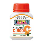 21st Century Vitamin C 500mg Orange Chewable 60s