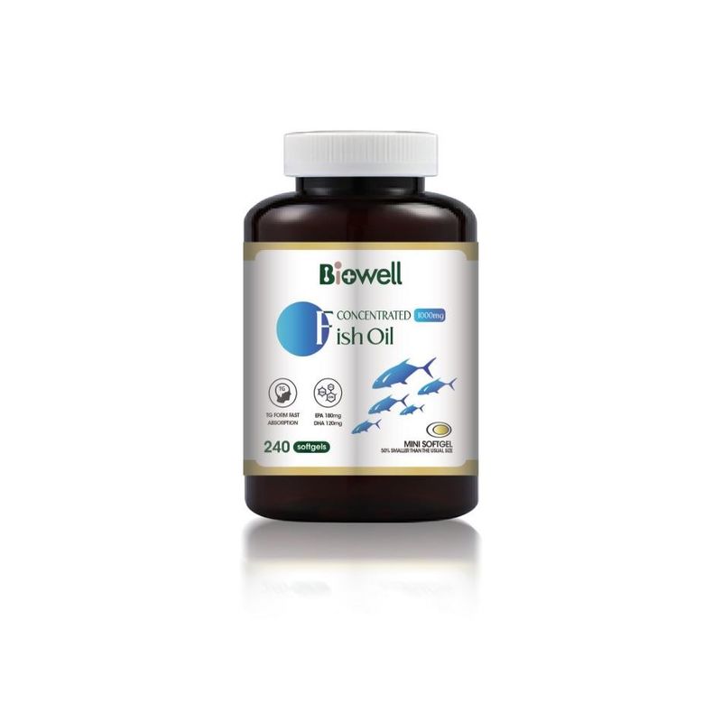 Biowell TG Fish Oil 1000mg 240s Fish Oil & Omega Vitamins & Supplements Health Guardian