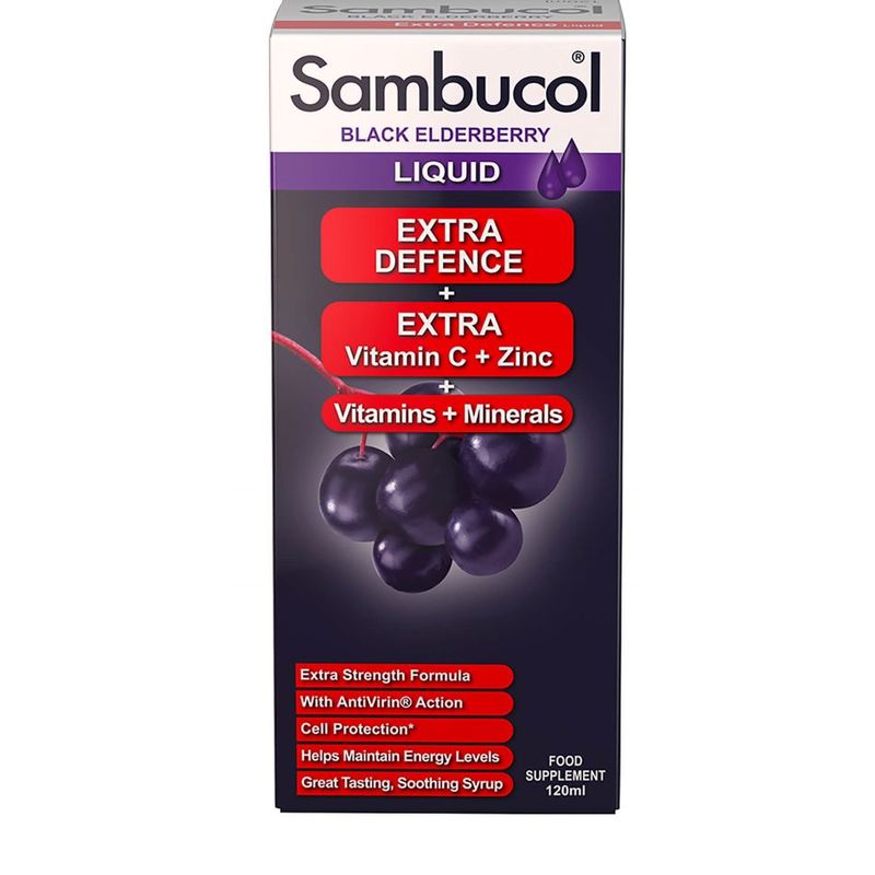 Sambucol Extra Defence (UK Version), 120ml.