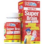 PNKids Super Brain Sugar Free, 60 Gummies