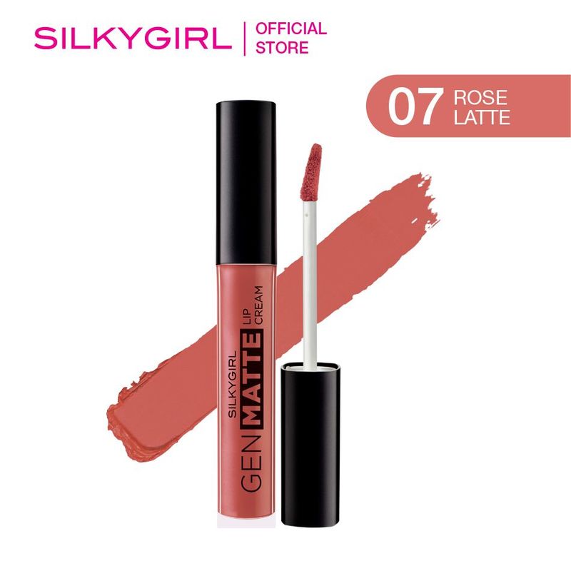 SilkyGirl Gen Matte Lip Cream 07 Rose Latte 3.8ml | Lipstick | Lips ...