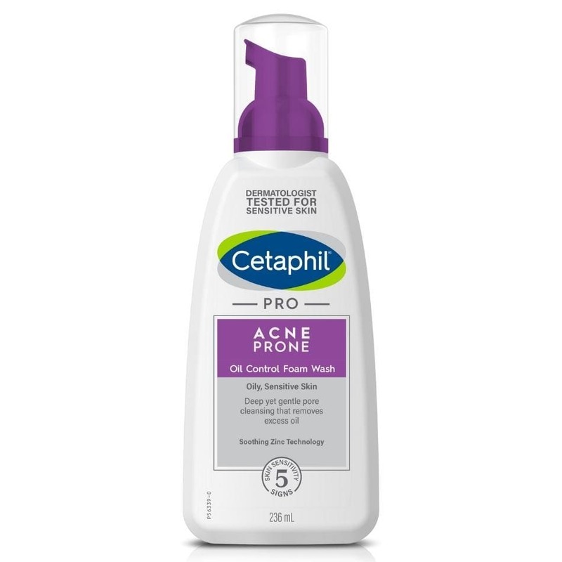 Cetaphil Pro Acne Oil Control Foam Wash 236ml for Face [Ideal for Acne-prone skin]