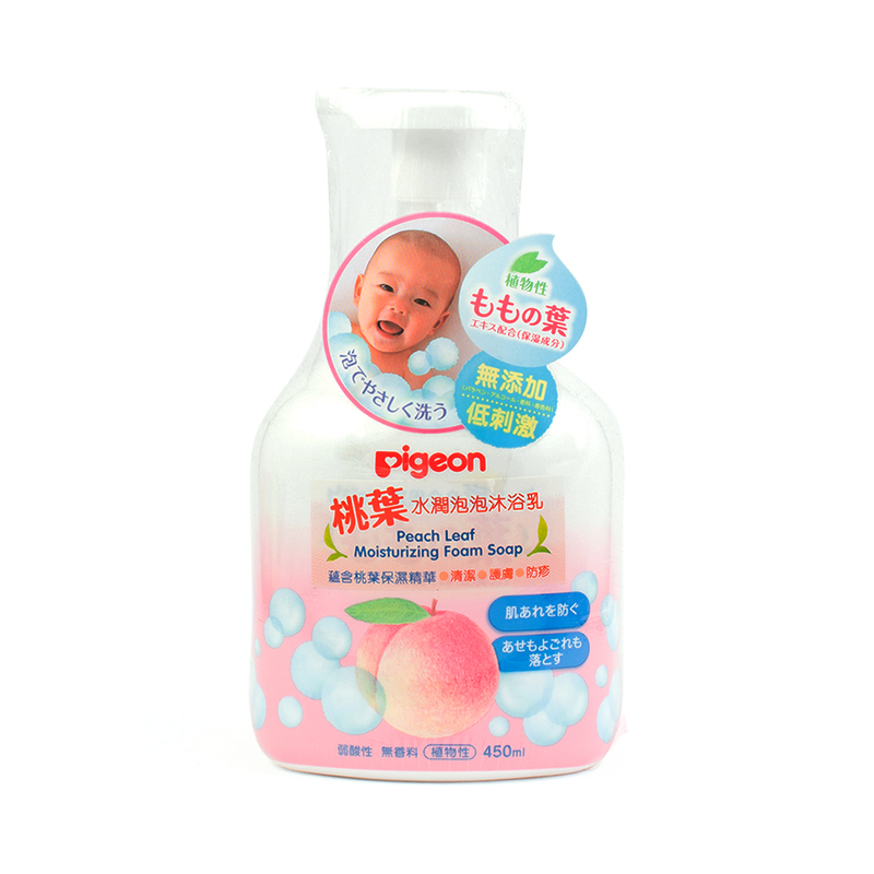 PIGEON Peach Leaf Foam Soap 450ml
