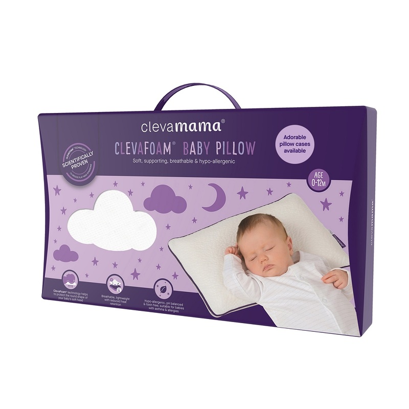Clevamama Clevafoam Baby Pillow (For 0-12months) 1pc
