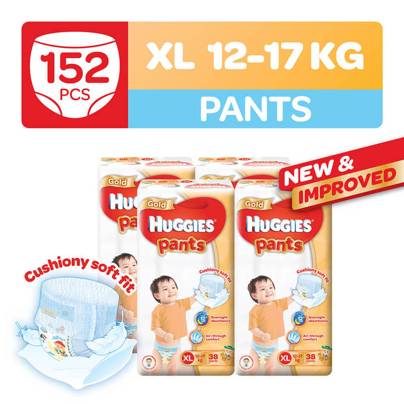 Huggies Gold Pants XL, 38pcs