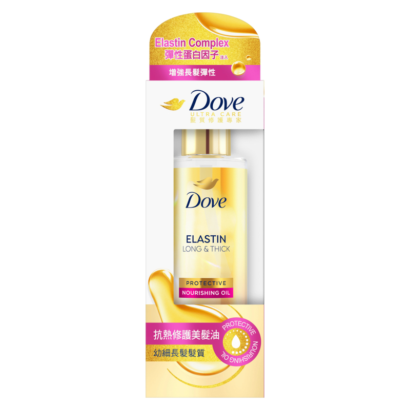 Dove Elastin Long & Thick Nourishing Oil 95ml