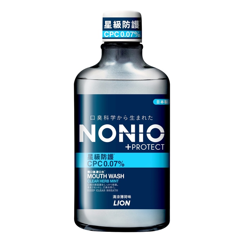 Nonio +Protect Mouthwash (Clear Herb Mint) 600ml