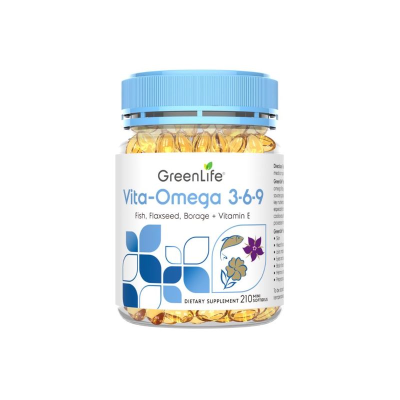 GreenLife Vita-Omega 3-6-9, 210 softgels