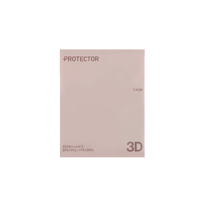 Protector 3D Face Mask (Large) NAKED 30pcs