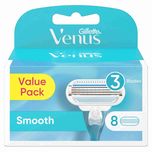 Gillette Venus Smooth Value Pack Refill Blades 8count
