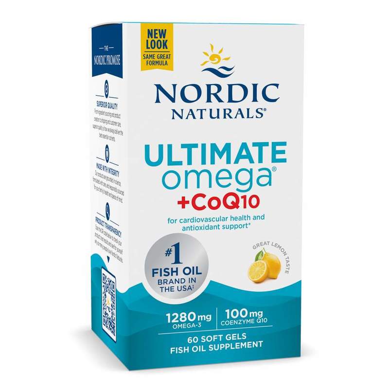 Nordic Naturals Ultimate Omgega + Coq10, 60pcs
